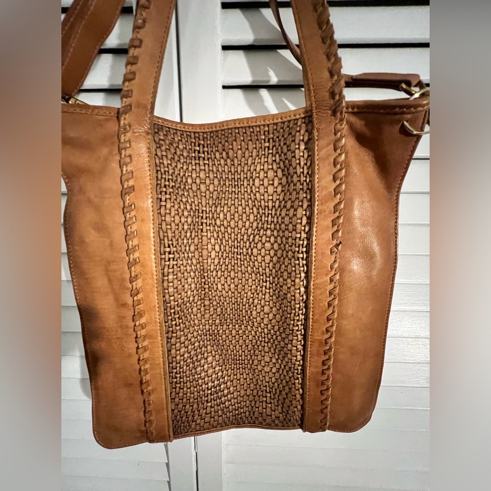 Latico Cesta Xtra Large Tote Mushroom Leather